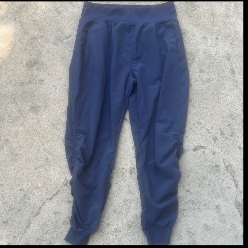 ZELLA Grey Ruched Leg High Waist Jogger Women's Pants Size M
